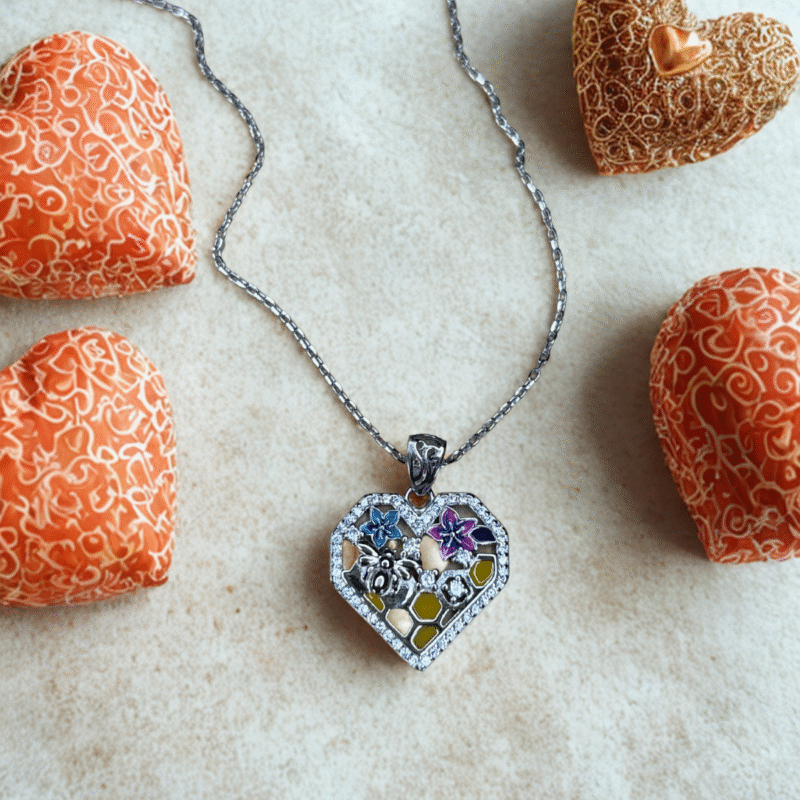 Garden of Love Heart Pendant¸